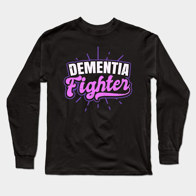 Dementia Shirt | Dementia Fighter Gift Long Sleeve T-Shirt by Gawkclothing